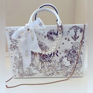 Dior gift bag limited edition, up-cycled  into a purse